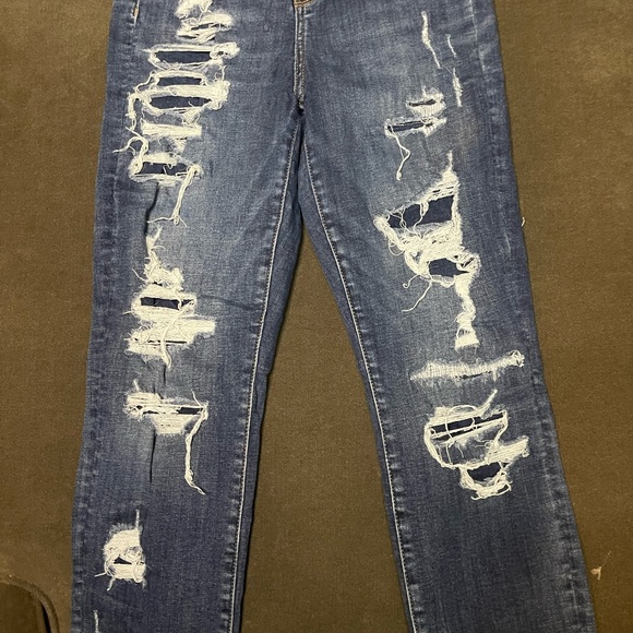 American Eagle distressed jeggings - Picture 3 of 4